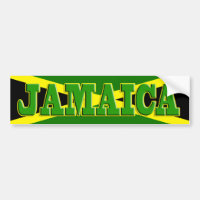 Adhésif pour pare-chocs de la Jamaïque