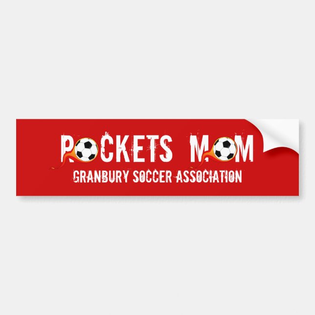 Autocollant De Voiture Adhésif pour pare-chocs de la maman GSA de Rocket (Devant)