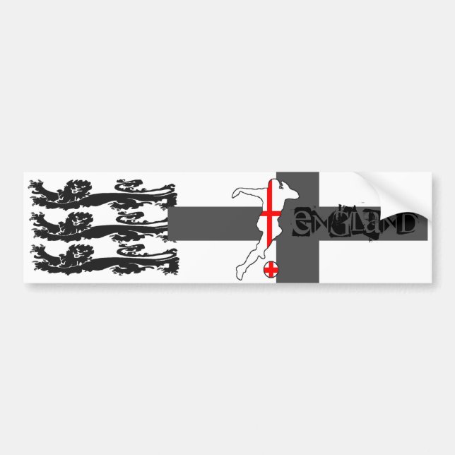 Autocollant De Voiture Adhésif pour pare-chocs de l'ANGLETERRE (Devant)