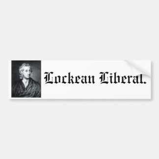 Autocollant De Voiture Adhésif pour pare-chocs de libéral de Lockean