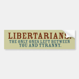 Autocollant De Voiture Adhésif pour pare-chocs de libertaires