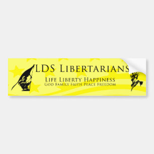 Autocollant De Voiture Adhésif pour pare-chocs de libertaires de LDS