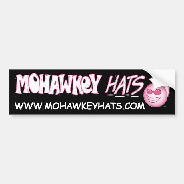 Autocollant De Voiture Adhésif pour pare-chocs de logo de Mohawkey (Devant)