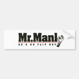 Autocollant De Voiture Adhésif pour pare-chocs de M. Manly