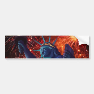 Autocollant De Voiture Adhésif pour pare-chocs de Madame Liberty