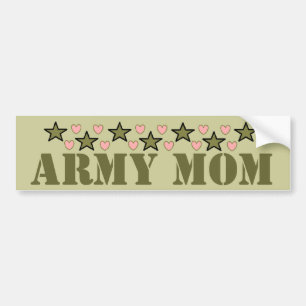 AUTOCOLLANT DE VOITURE ADHÉSIF POUR PARE-CHOCS DE MAMAN D'ARMÉE