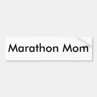 Autocollant De Voiture Adhésif pour pare-chocs de maman de marathon
