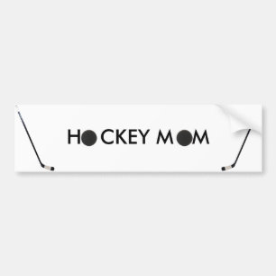 Autocollant De Voiture adhésif pour pare-chocs de maman d'hockey