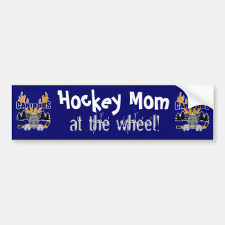 Autocollant De Voiture Adhésif pour pare-chocs de maman d'hockey de