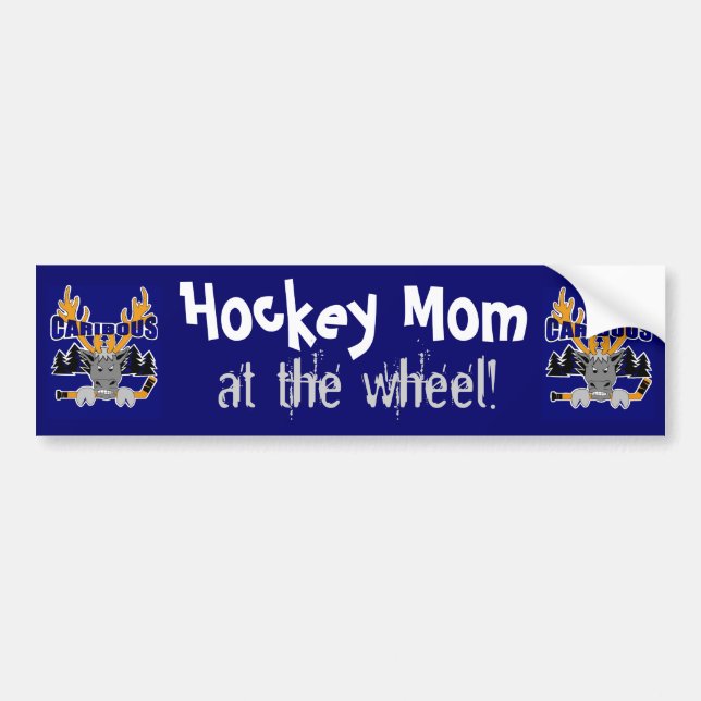Autocollant De Voiture Adhésif pour pare-chocs de maman d'hockey de (Devant)
