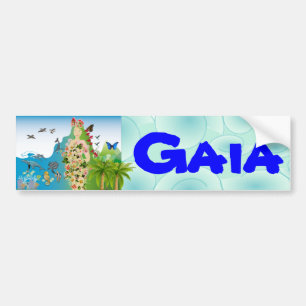 Autocollant De Voiture Adhésif pour pare-chocs de maman Gaïa