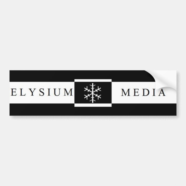 Autocollant De Voiture Adhésif pour pare-chocs de médias d'Elysium (Devant)