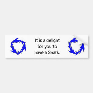 Autocollant De Voiture Adhésif pour pare-chocs de mine de requin