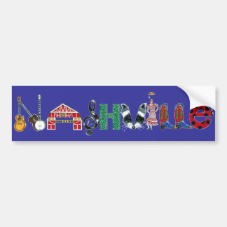 Autocollant De Voiture Adhésif pour pare-chocs de Nashville