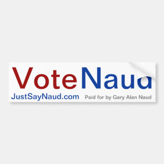 Autocollant De Voiture Adhésif pour pare-chocs de Naud de vote