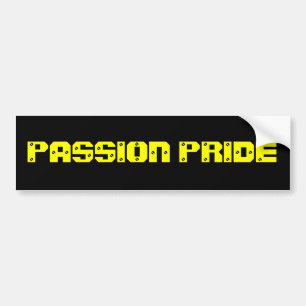 Autocollant De Voiture Adhésif pour pare-chocs de passion de Pittsburgh