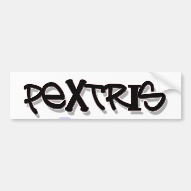 Autocollant De Voiture adhésif pour pare-chocs de pextris (Devant)