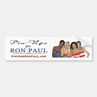 Autocollant De Voiture Adhésif pour pare-chocs de PinUps4RonPaul