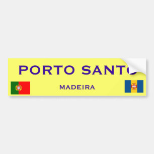 Autocollant De Voiture Adhésif pour pare-chocs de Porto Santo* (Madère)