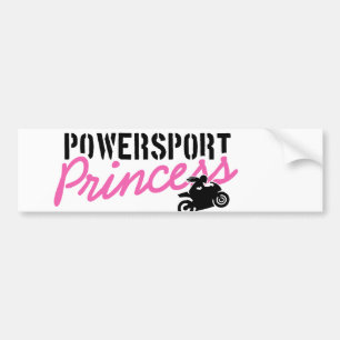 Autocollant De Voiture Adhésif pour pare-chocs de princesse de Powerspor