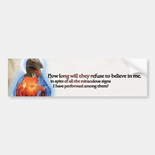 Autocollant De Voiture Adhésif pour pare-chocs de Raptor Jésus (Devant)