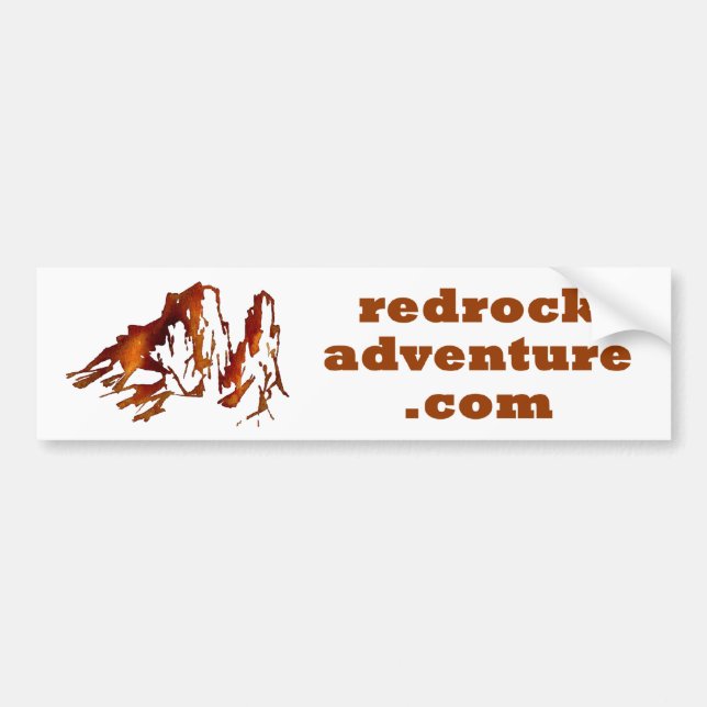 Autocollant De Voiture adhésif pour pare-chocs de redrockadventure.com (Devant)