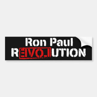 Autocollant De Voiture Adhésif pour pare-chocs de révolution de Ron Paul