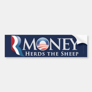 Autocollant De Voiture Adhésif pour pare-chocs de RMoney Romney Obama
