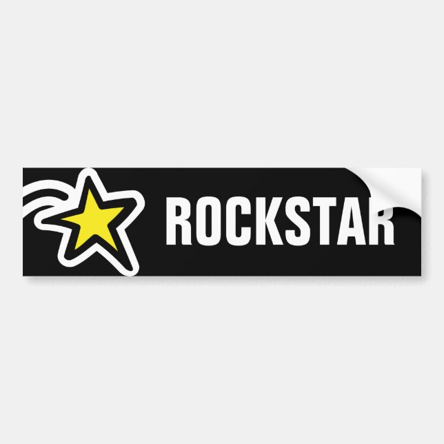 Autocollant De Voiture Adhésif pour pare-chocs de Rockstar (Devant)