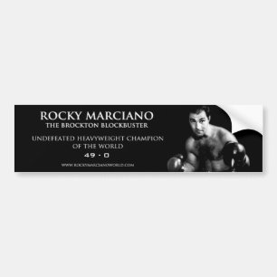 Autocollant De Voiture Adhésif pour pare-chocs de Rocky Marciano