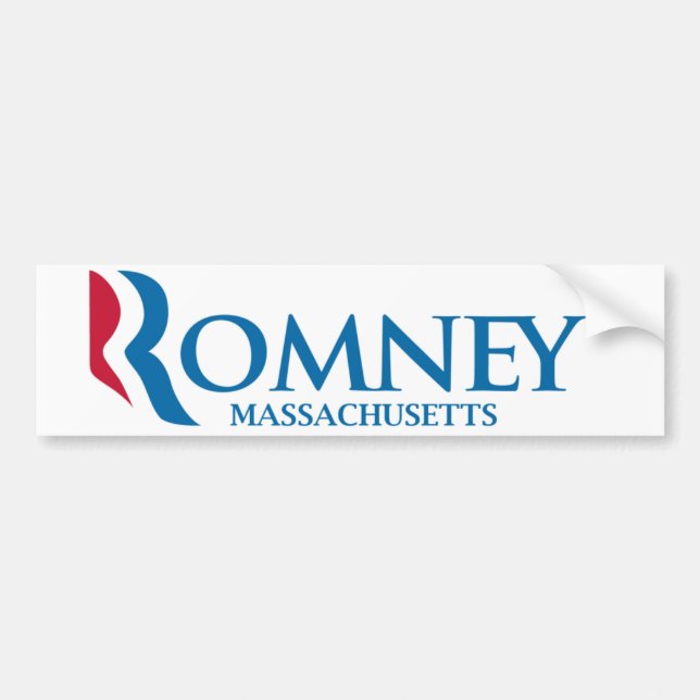 Autocollant De Voiture Adhésif pour pare-chocs de Romney le Massachusetts (Devant)