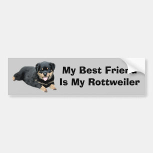 Autocollant De Voiture Adhésif pour pare-chocs de rottweiler