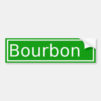 Autocollant De Voiture Adhésif pour pare-chocs de rue de Bourbon