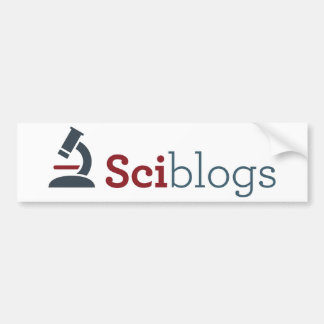 Autocollant De Voiture Adhésif pour pare-chocs de Sciblogs - blanc