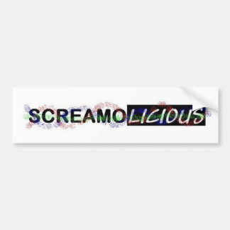 Autocollant De Voiture Adhésif pour pare-chocs de Screamolicious