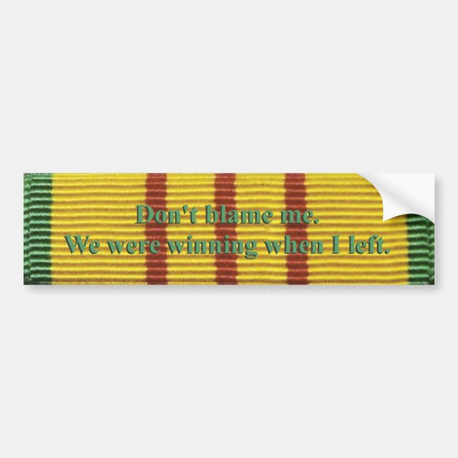 Autocollant De Voiture Adhésif pour pare-chocs de service du Vietnam (Devant)