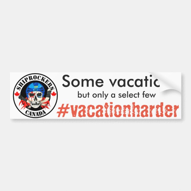 Autocollant De Voiture Adhésif pour pare-chocs de Shiprockers (Devant)