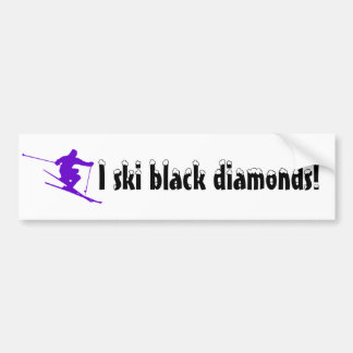 Autocollant De Voiture Adhésif pour pare-chocs de ski de neige