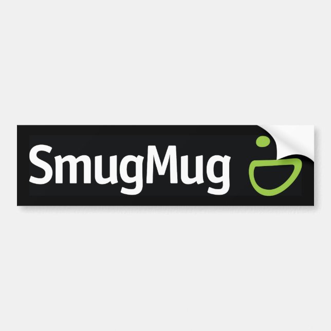 Autocollant De Voiture Adhésif pour pare-chocs de SmugMug (Devant)