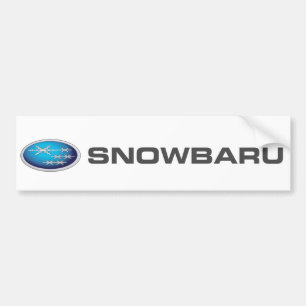 Autocollant De Voiture Adhésif pour pare-chocs de Snowbaru (gradient