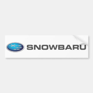 Autocollant De Voiture Adhésif pour pare-chocs de Snowbaru (gradient
