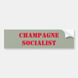 Autocollant De Voiture Adhésif pour pare-chocs de socialiste de Champagn