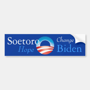 Autocollant De Voiture Adhésif pour pare-chocs de Soetoro Biden