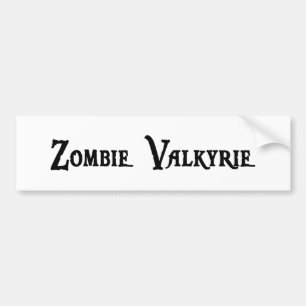 Autocollant De Voiture Adhésif pour pare-chocs de Valkyrie de zombi