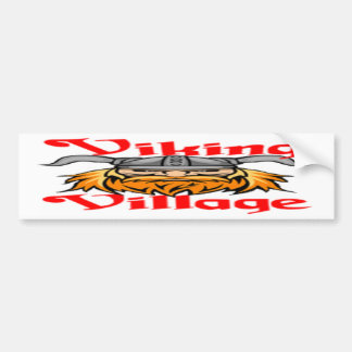 Autocollant De Voiture Adhésif pour pare-chocs "de village de Viking"