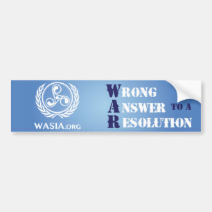 Autocollant De Voiture Adhésif pour pare-chocs de WASIA (bleu)