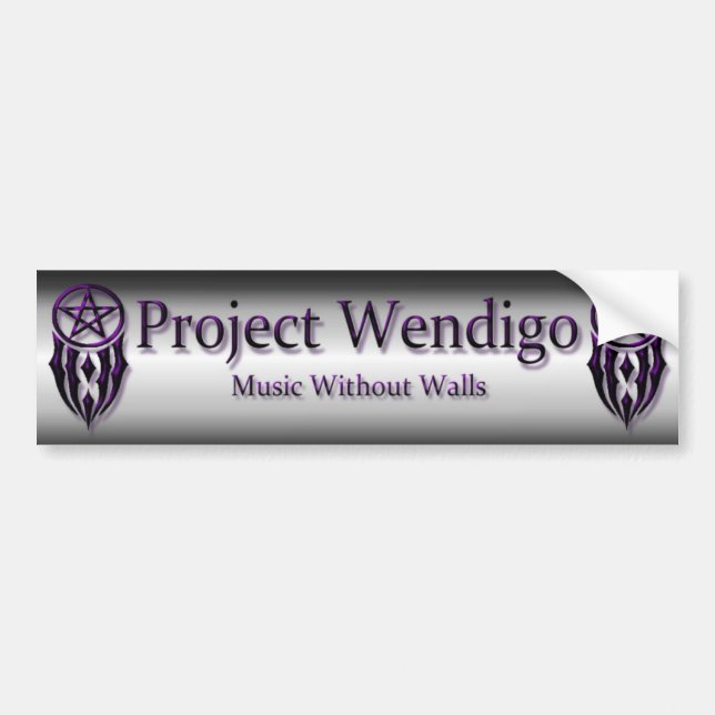 Autocollant De Voiture adhésif pour pare-chocs de wendigo de projet (Devant)