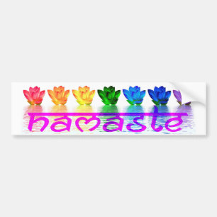 Autocollant De Voiture Adhésif pour pare-chocs de yoga de Namaste