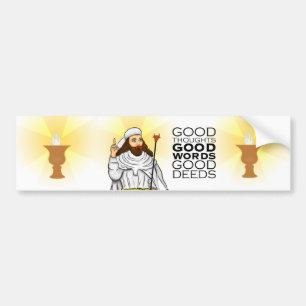 Autocollant De Voiture Adhésif pour pare-chocs de Zoroastrian