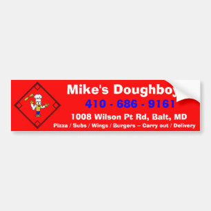 Autocollant De Voiture Adhésif pour pare-chocs des Doughboys de Mike